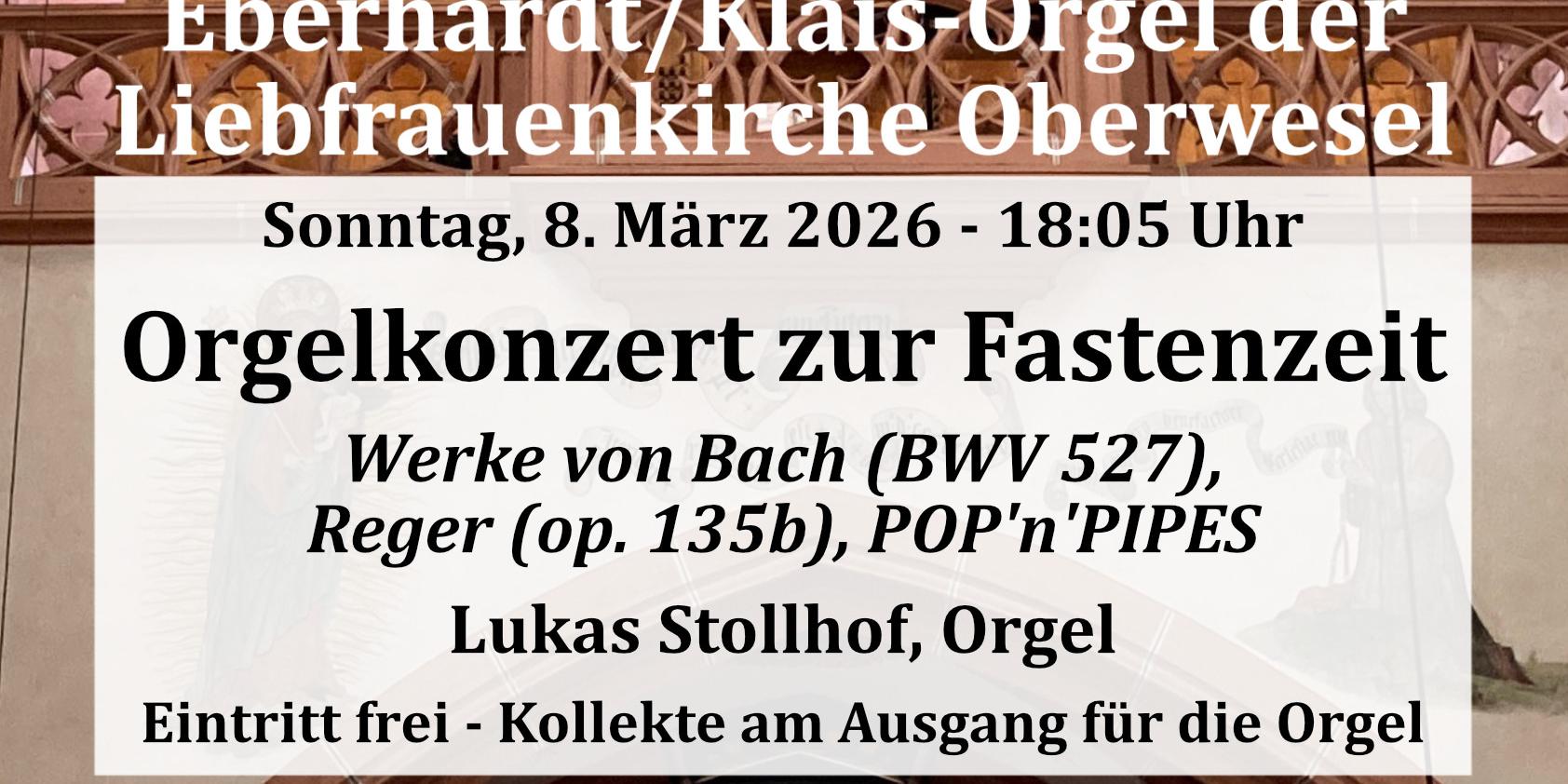 2026-03-08 Orgelkonzert-Plakat