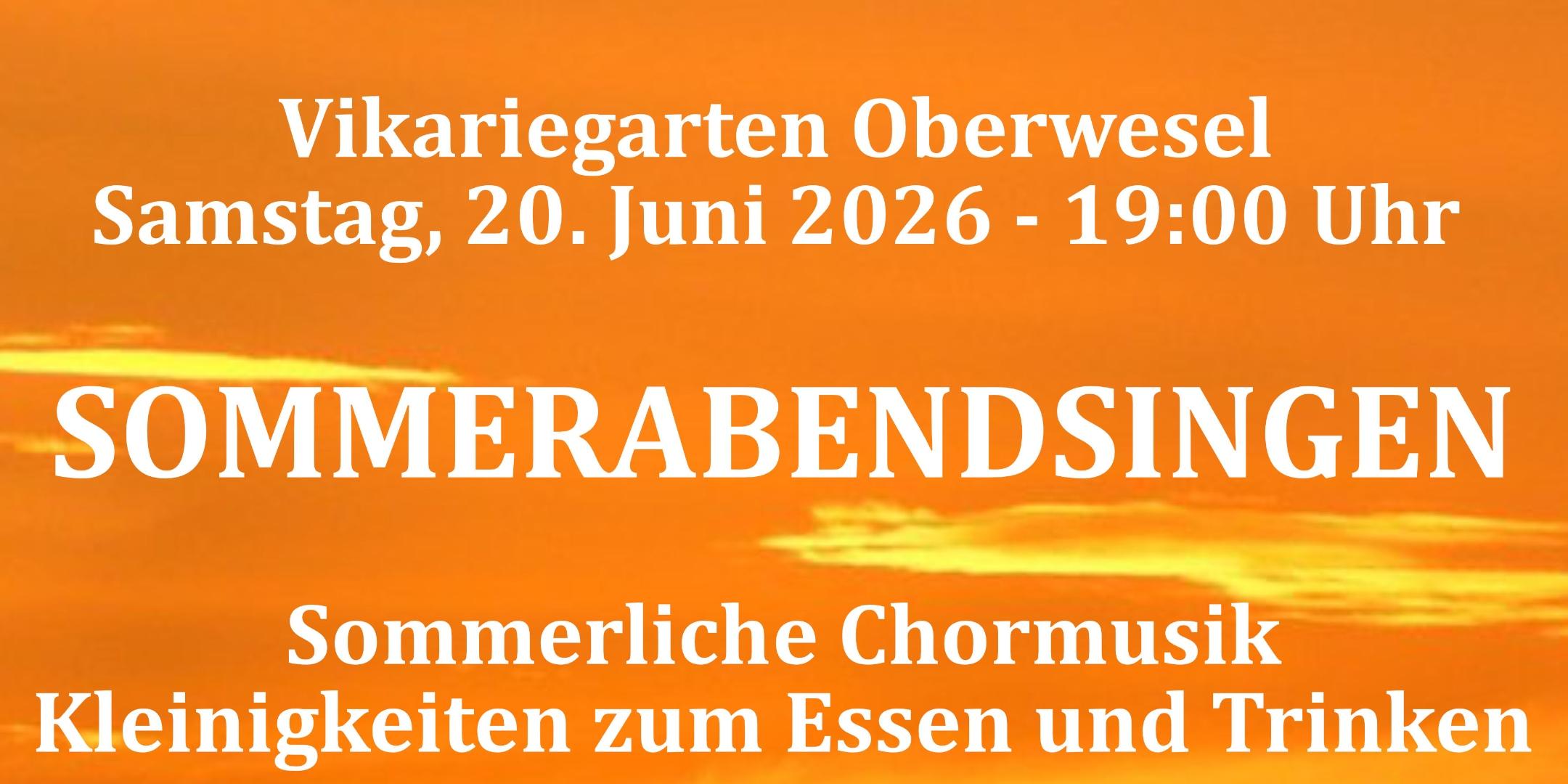2026-06-20 Sommerabendsingen-Plakat