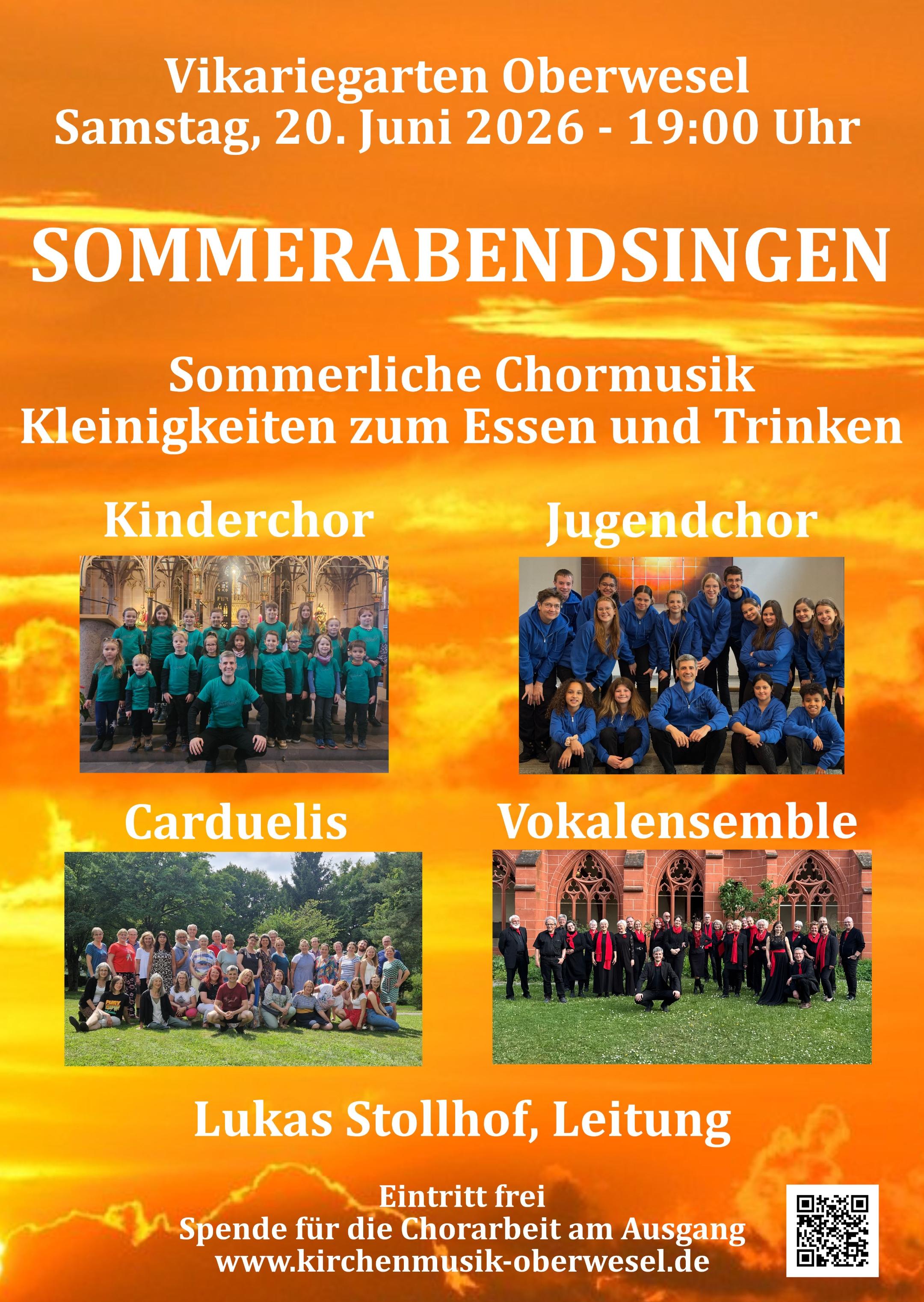 2026-06-20 Sommerabendsingen-Plakat