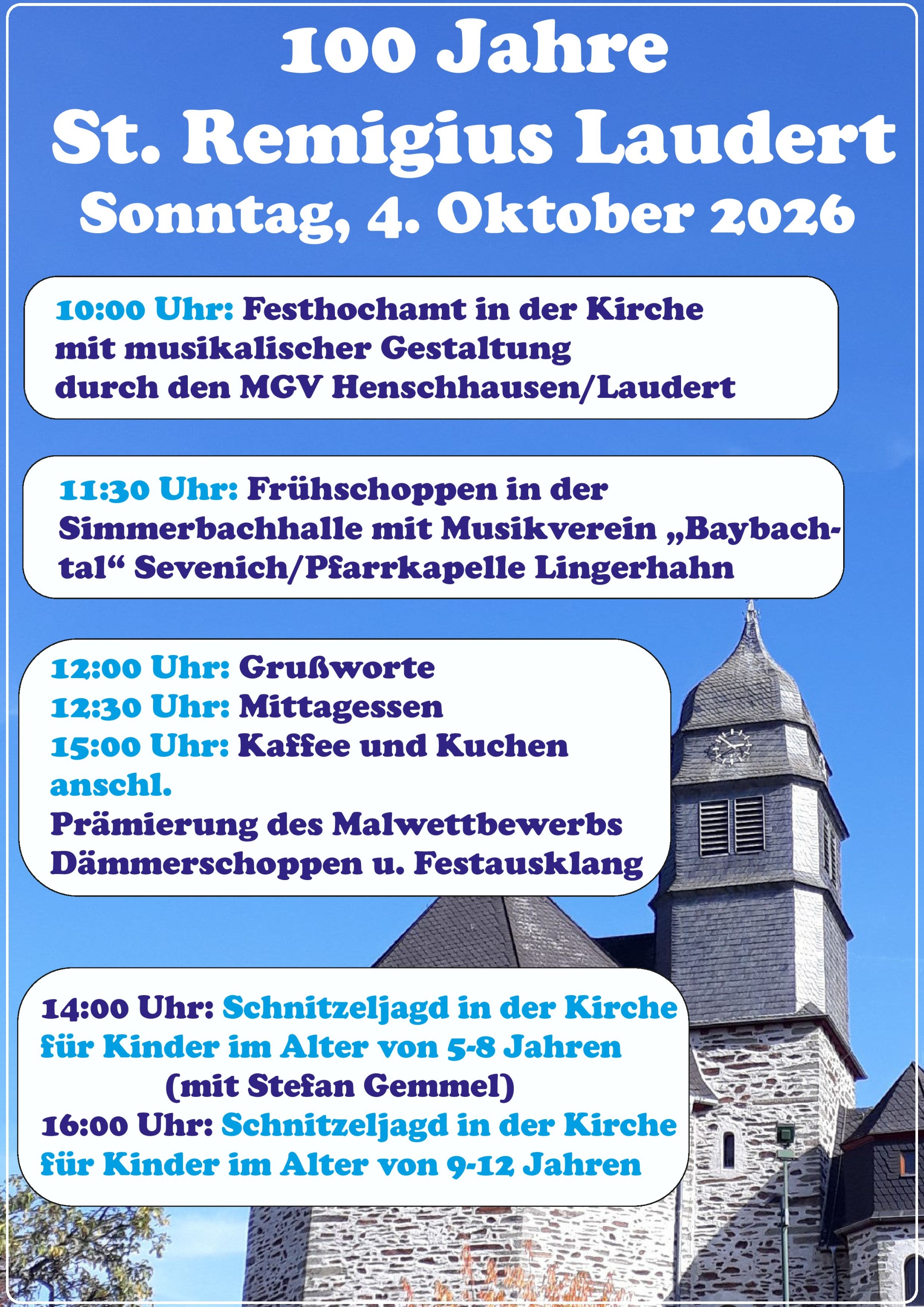 100 Jahre St. Remigius Laudert