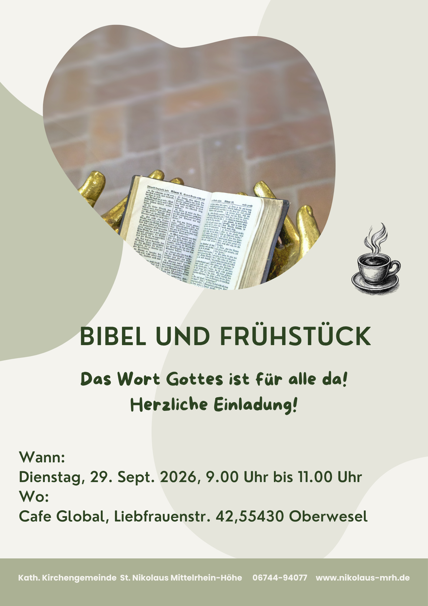 Beige Grün Organisch Foto Bauernhof Event Flyer