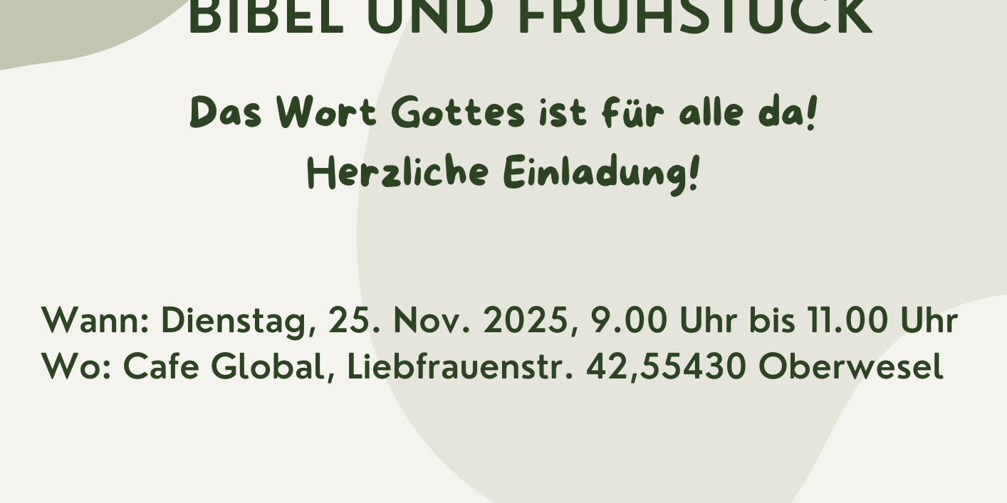 Bibel u. Frühstück 25.11.2025