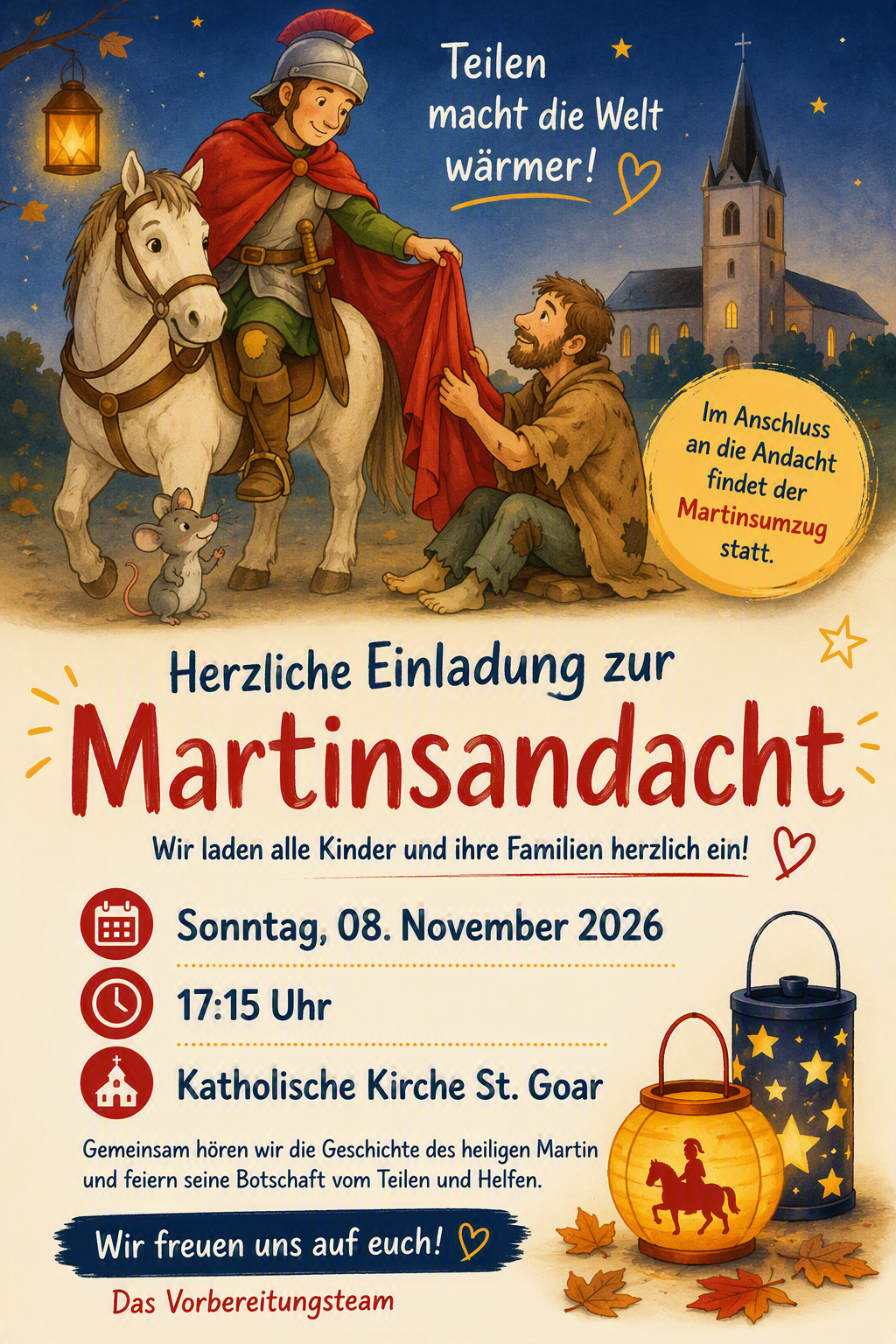 Martinsandacht St. Goar