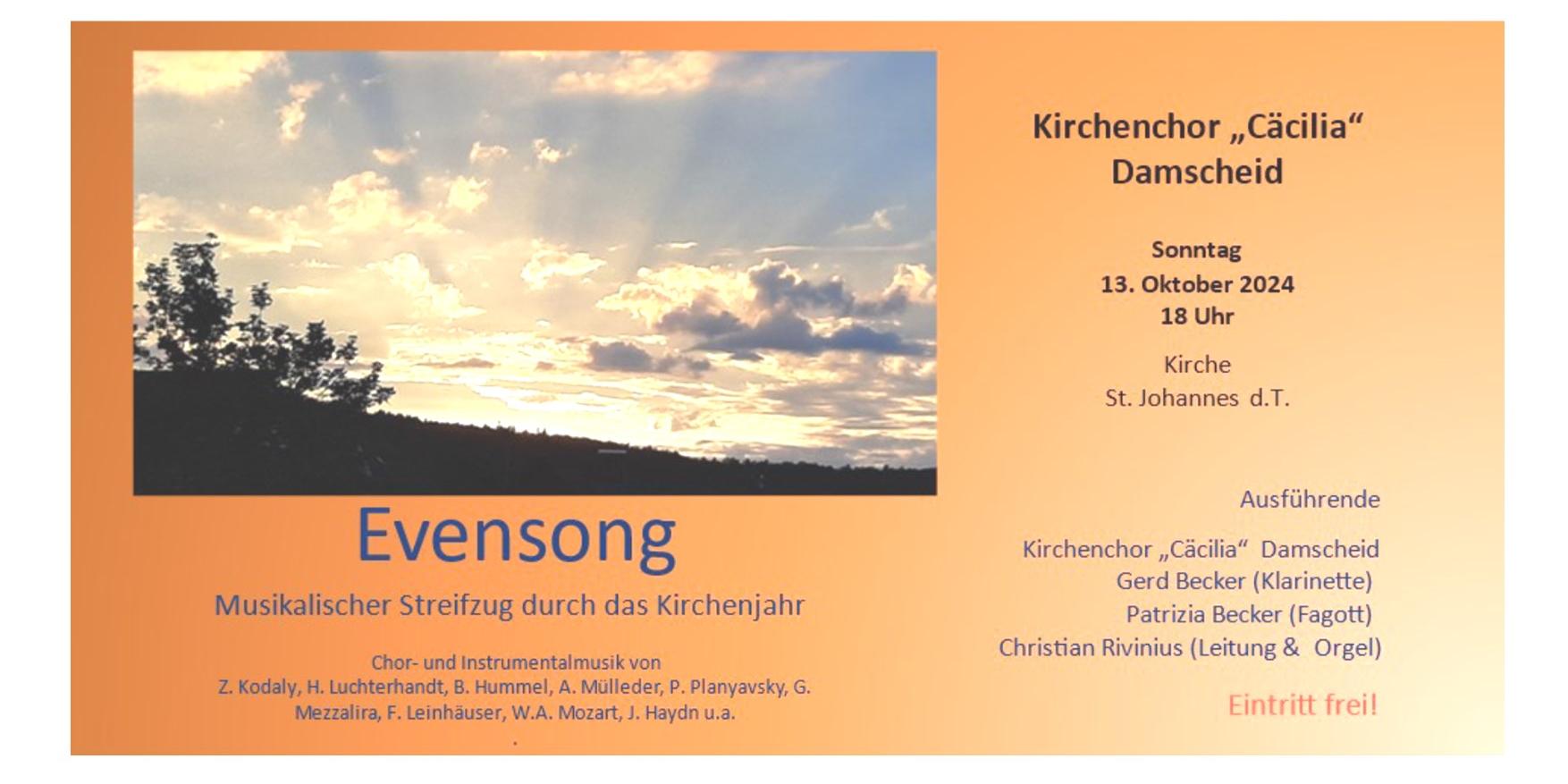 Evensong 2024