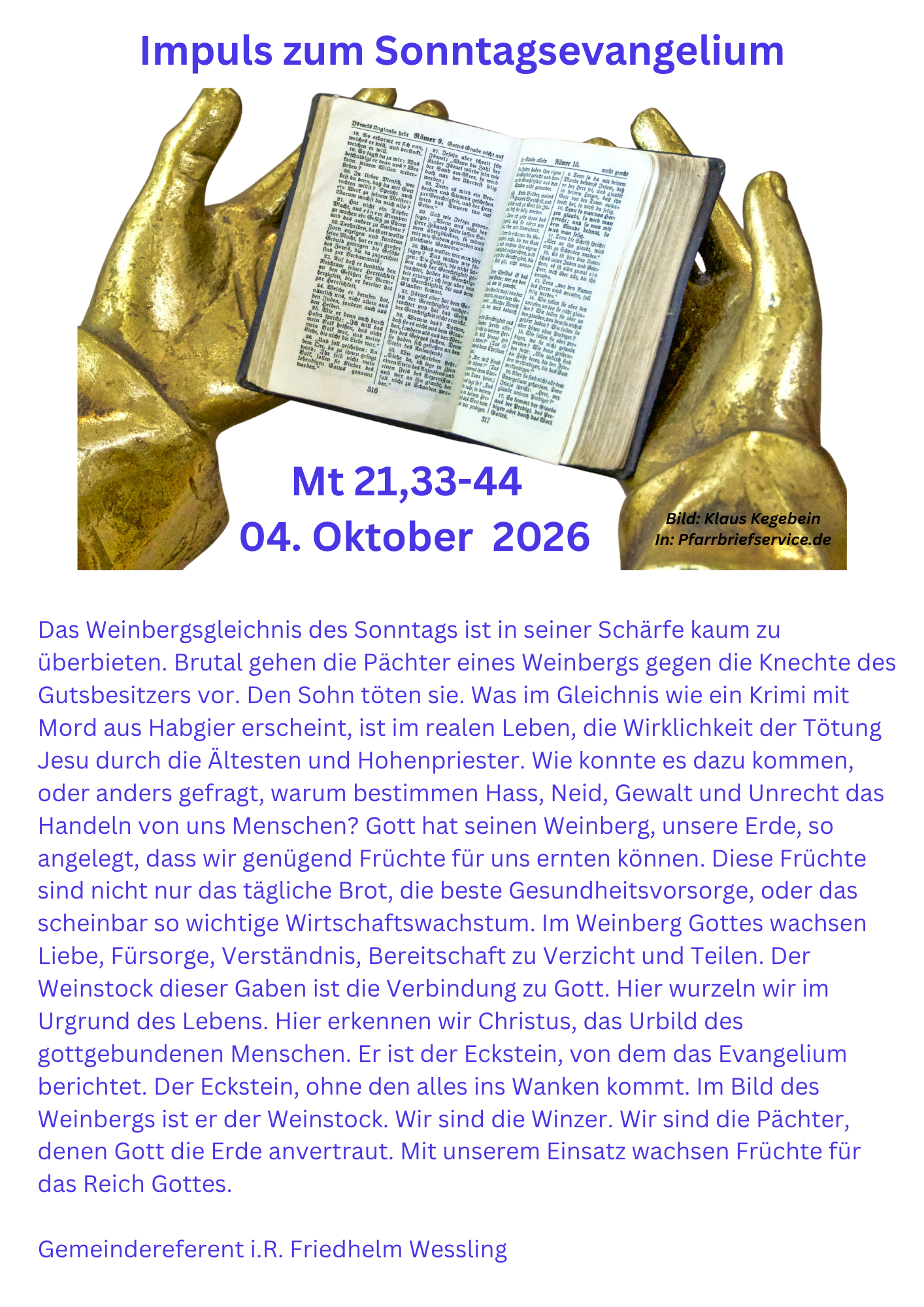 Impuls 04. Oktober 2026