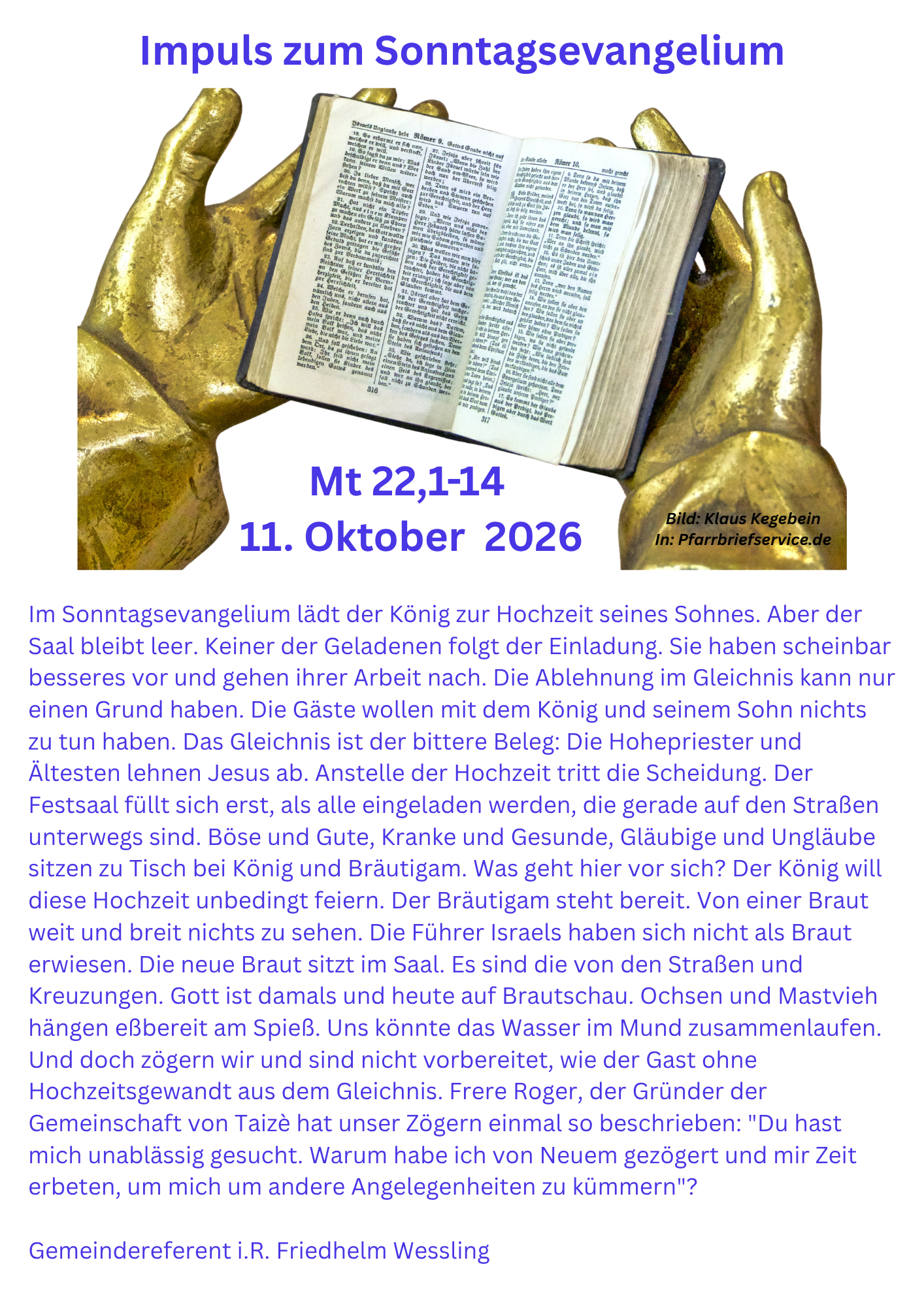 Impuls 11. Oktober 2026