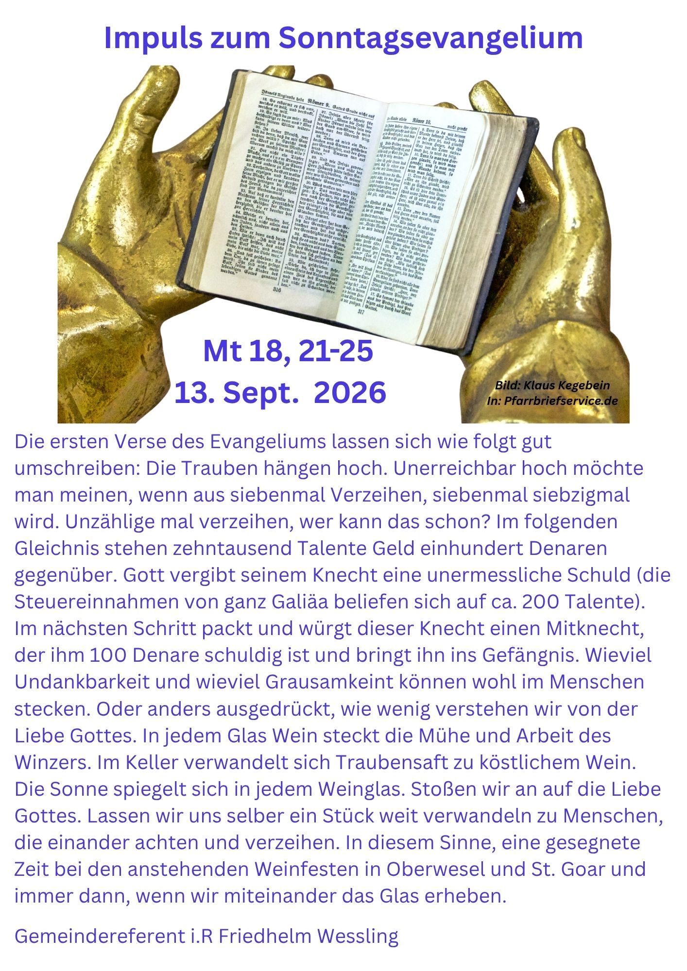 Impuls 13. September 2026