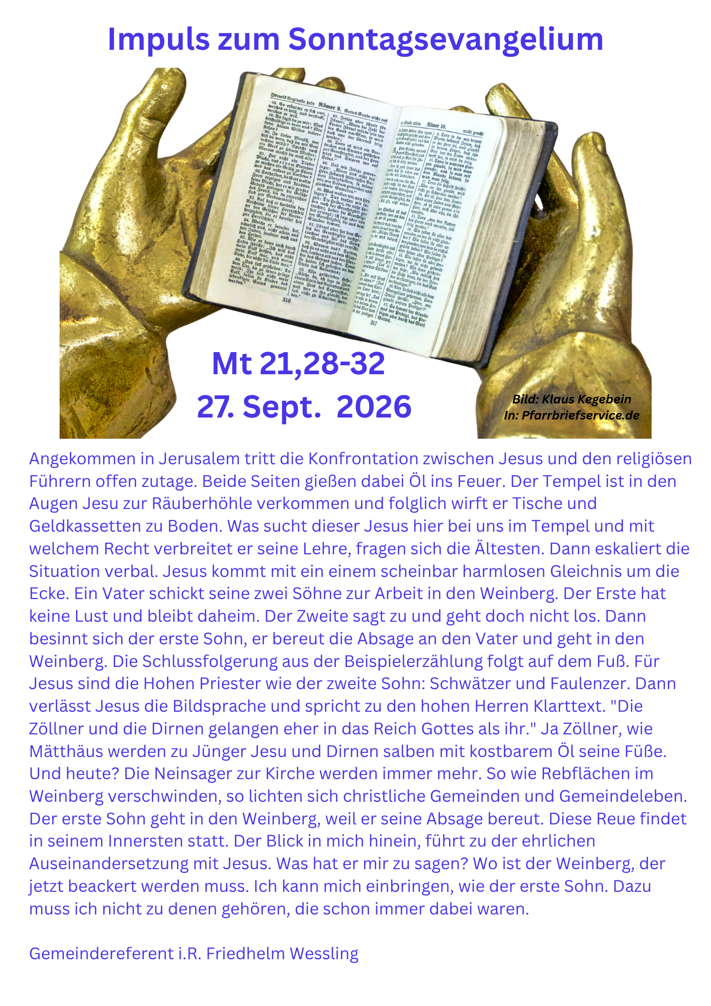 Impuls 27. September 2026