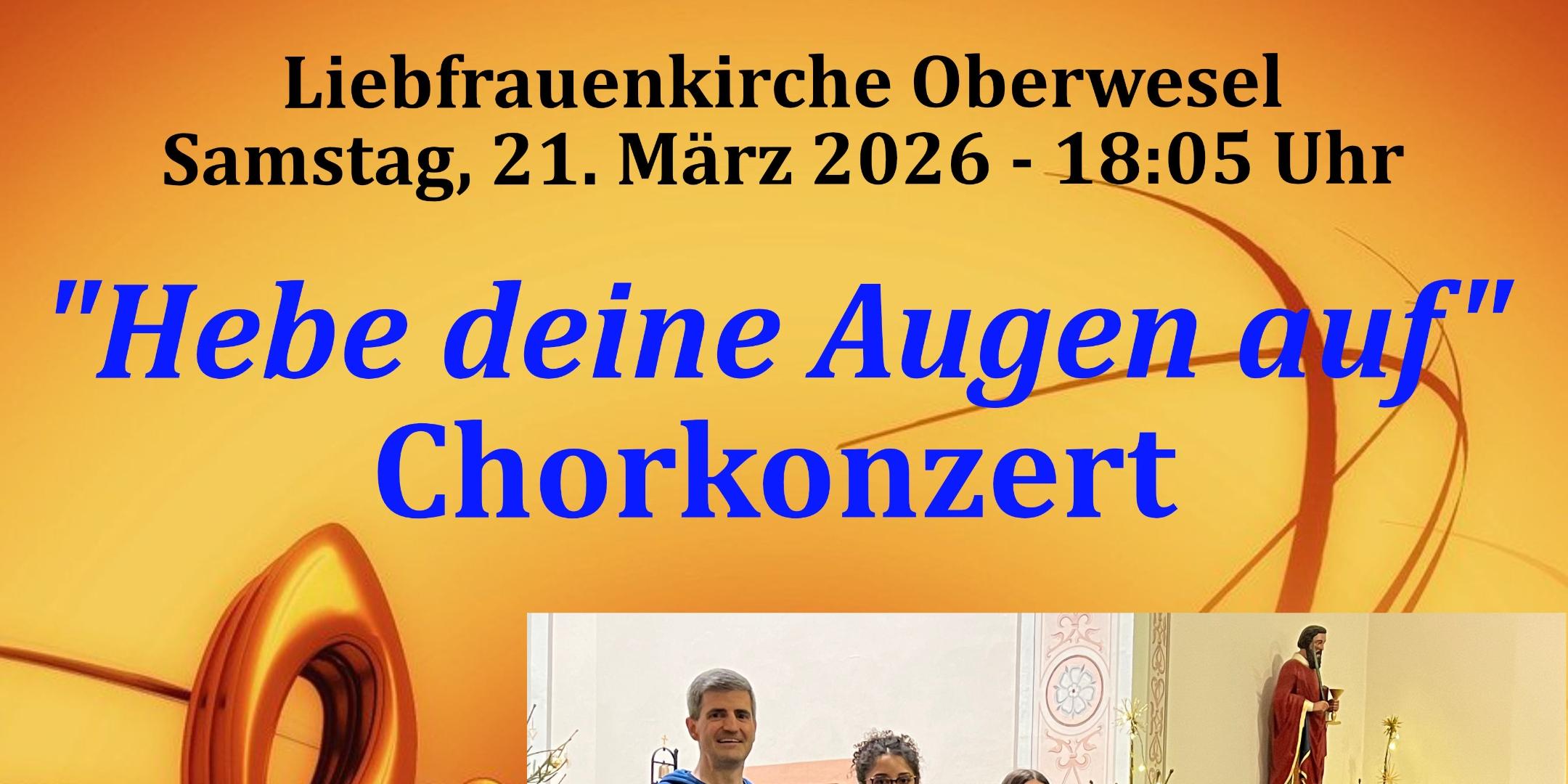 Jugendchor-Konzert-Plakat