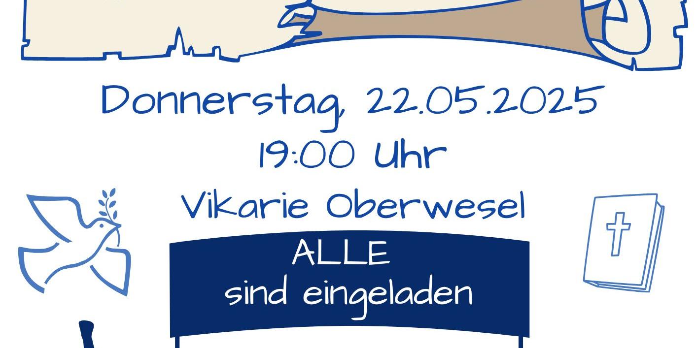 Mai 2025 - Ökumenisches Bibelgespräch 22.05.2025