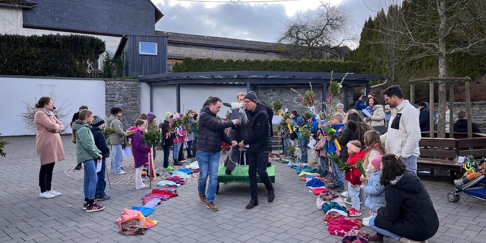 Palmsonntagsprozession in Wiebelsheim