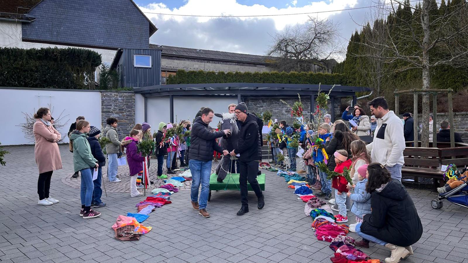 Palmsonntagsprozession in Wiebelsheim