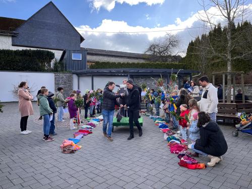 Palmsonntagsprozession in Wiebelsheim