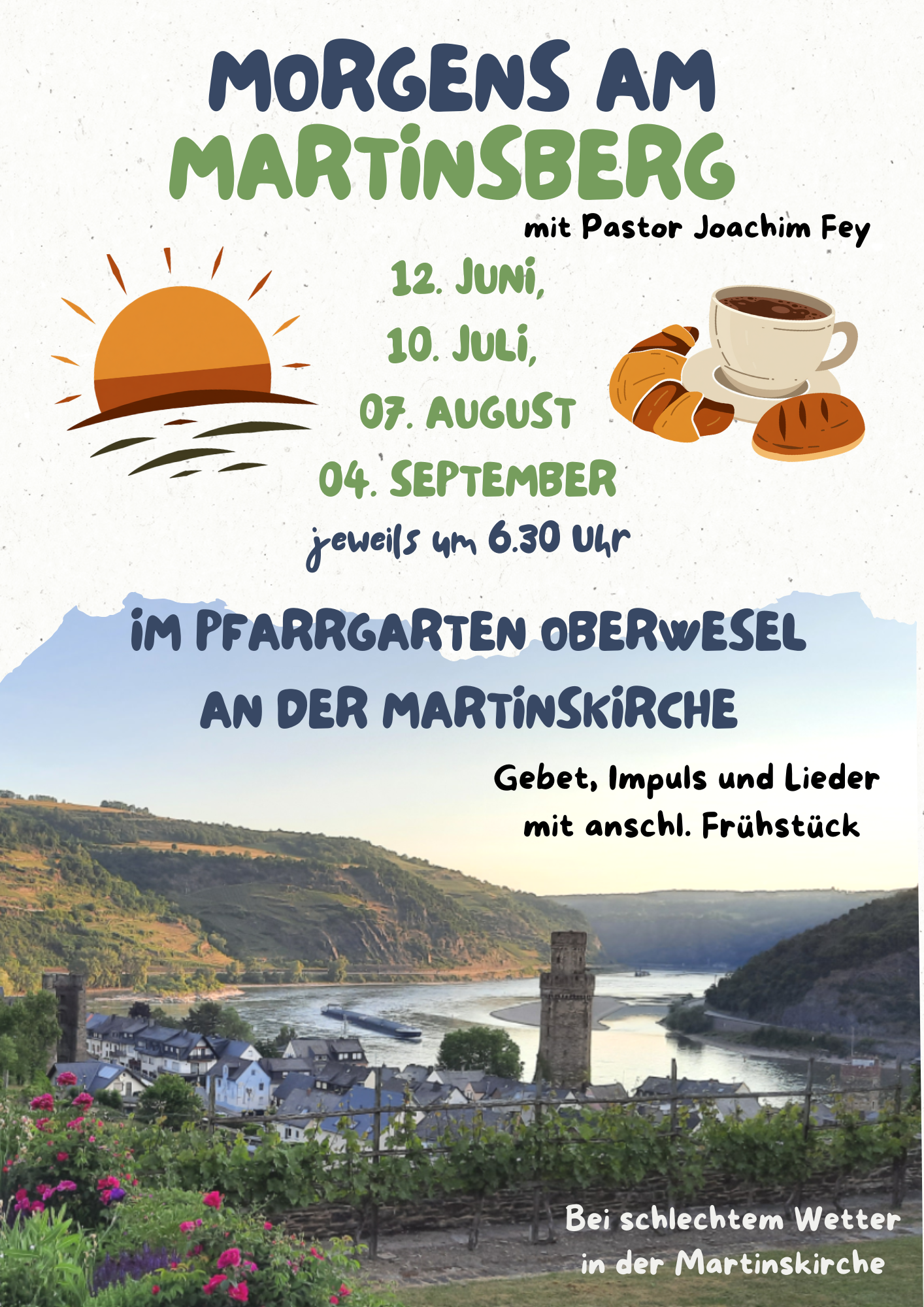 Plakat Morgens am Martinsberg 2026