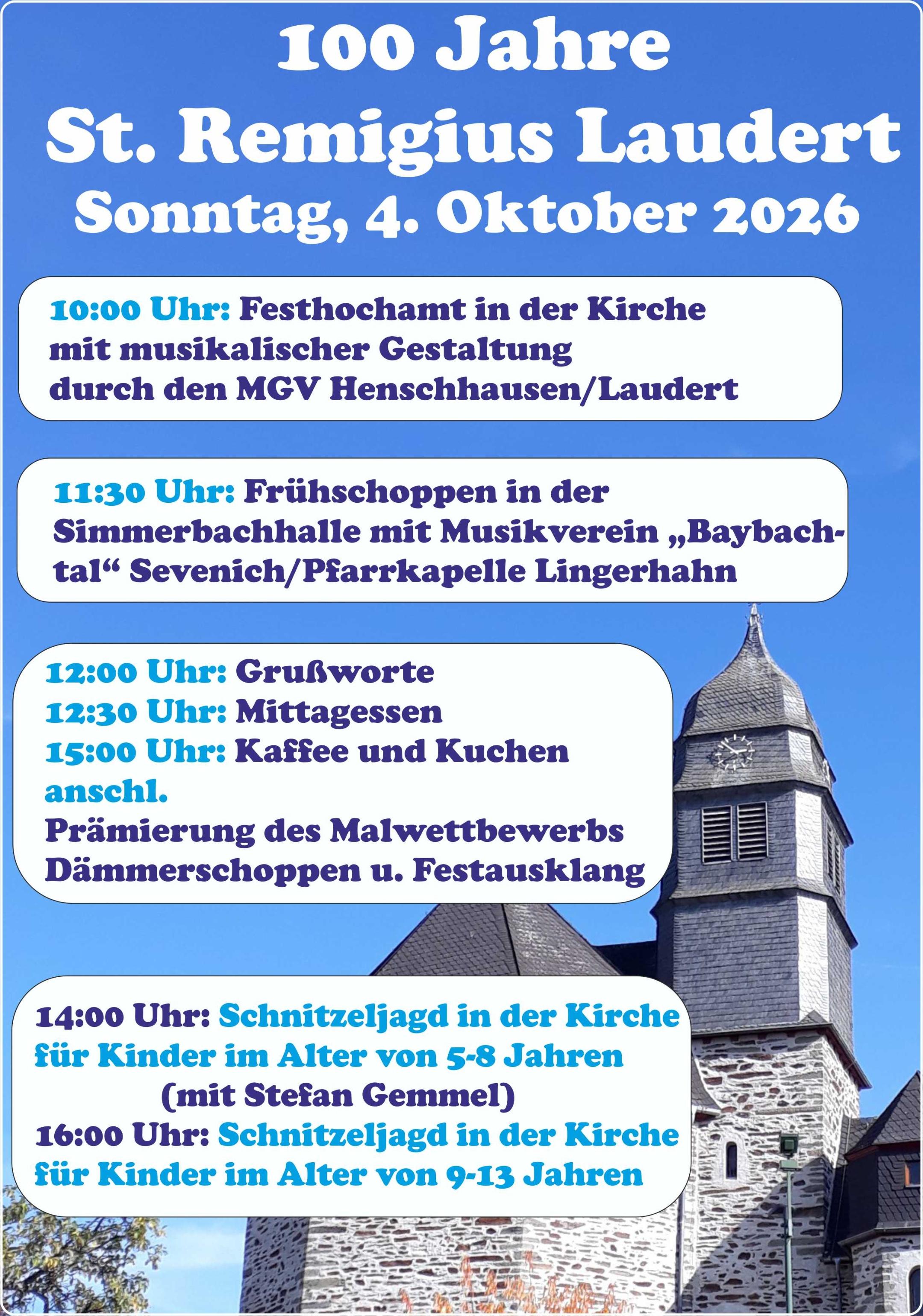 Plakat_100_Jahre_St_Remigius_Laudert