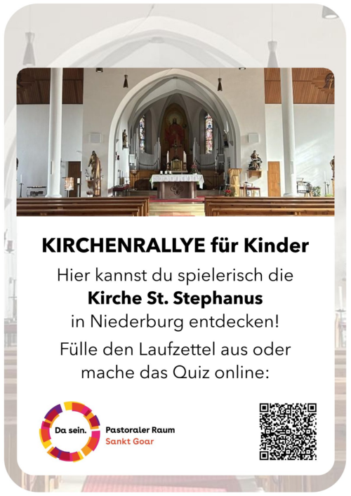 QRCode für Kirchenrallye für Kinder