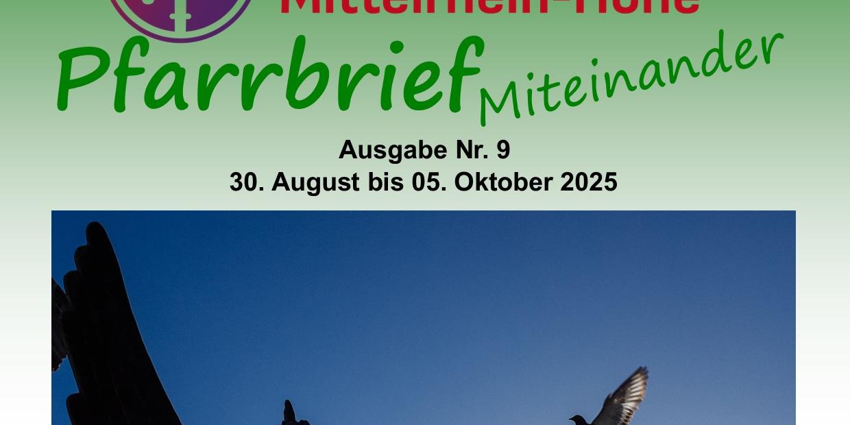 Pfarrbrief vom 01.09.2025 bis 30.09.2025