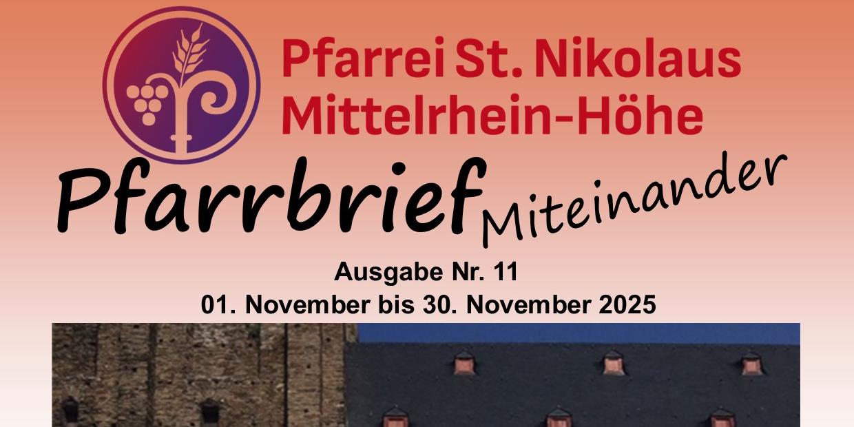 Pfarrbrief vom 01.11.2025 bis 30.11.2025