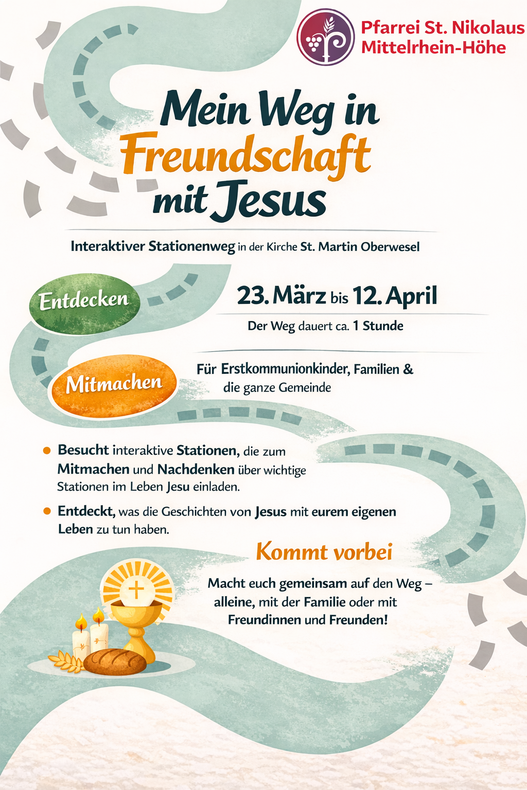 Stationenweg Werbung 1