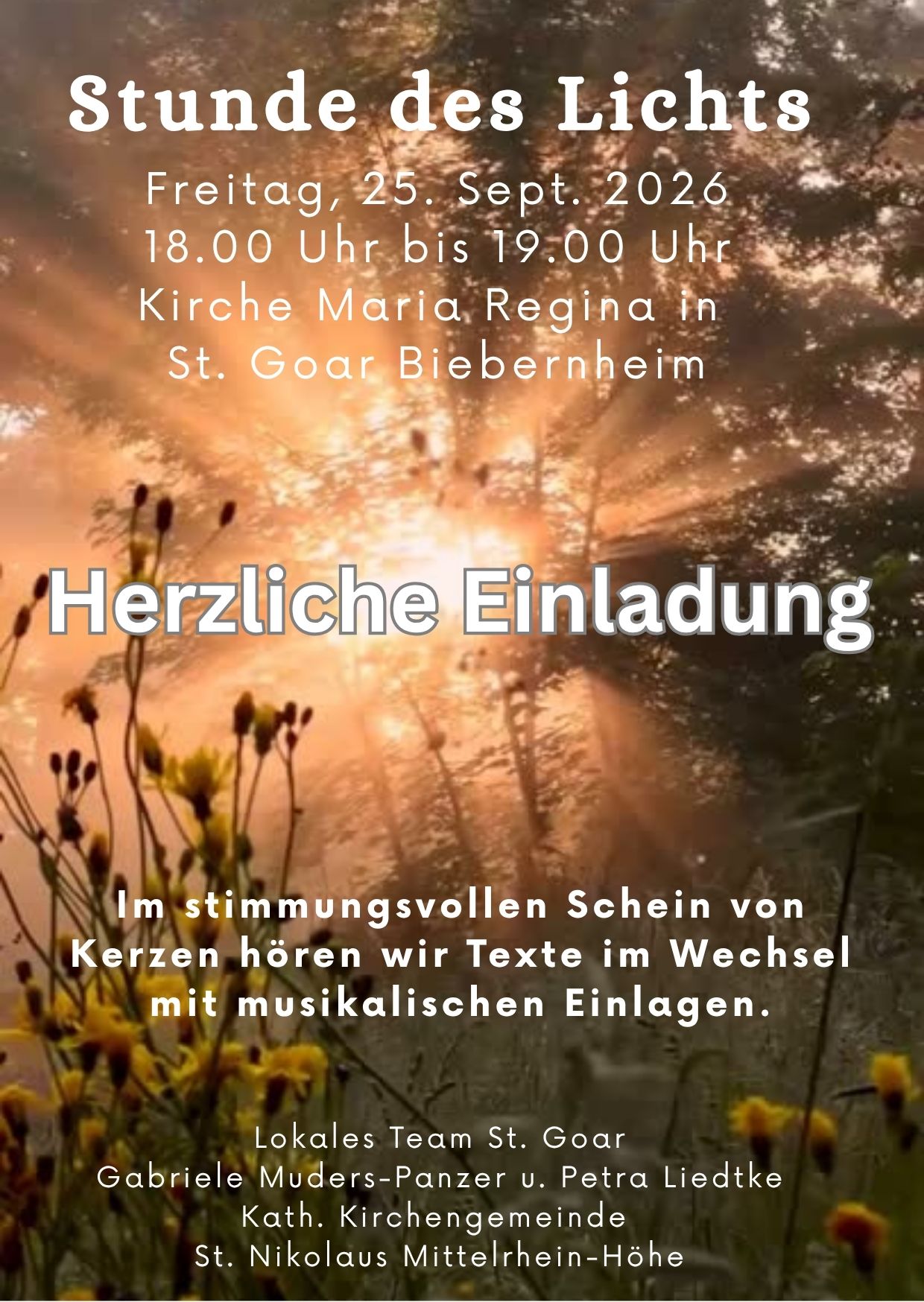 Stunde des Lichts - Canva