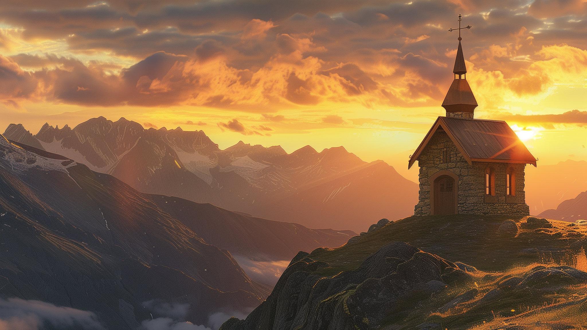 christians6493_a_small_chapel_on_a_mountain_top_in_front_of_a_m_151b9a4a-c089-44cd-ba90-31ad20ed8474_by_Christian-Schmitt_midjourney_pfarrbriefservice